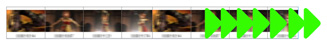Fast scrolling image