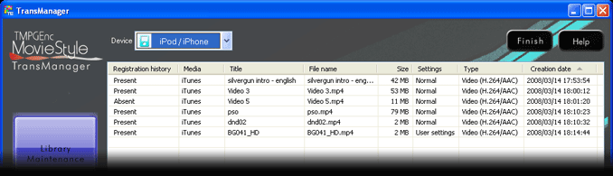 TMPGEnc TransManager™