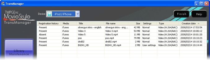 TMPGEnc TransManager™