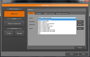 Advanced MPEG Tools.