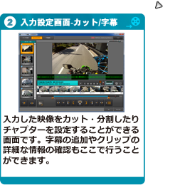 カット・チャプター画面