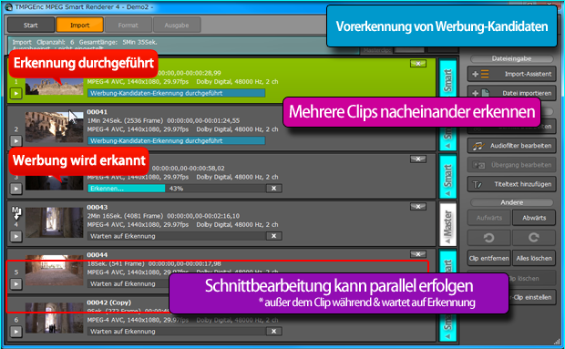 Werbungskandidaten-Erkennung