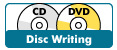 Disc Writing Tool for CD and DVD