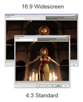 Wide or standard aspect ratio image