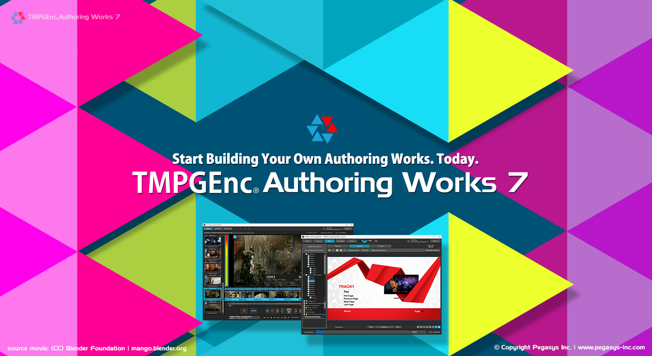 ペガシス TMPGEnc Authoring Works 7(TAW7) - データ、素材集