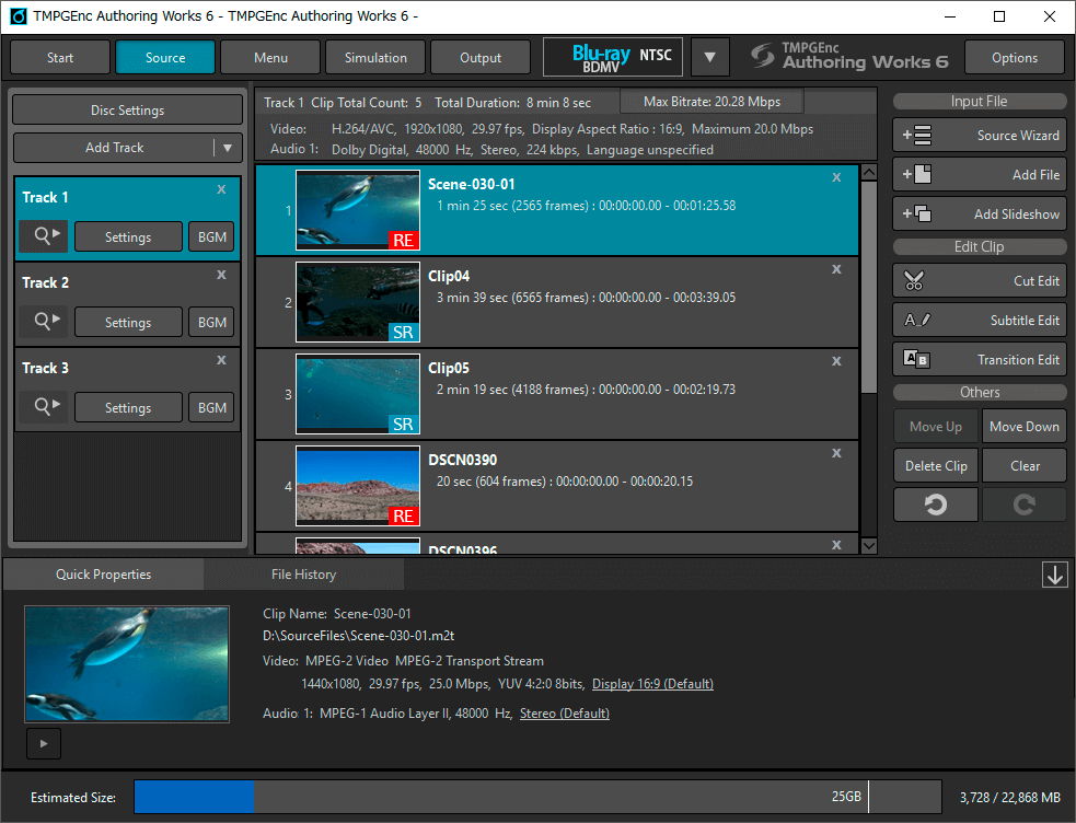 tmpgenc authoring works 5 24 fps