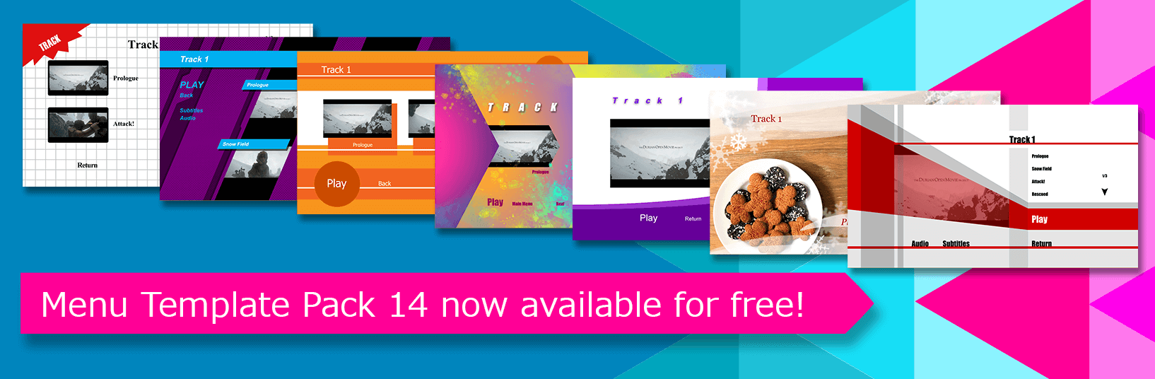 Menu Template Pack 14 now available for free!