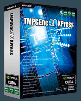 TMPGEnc 4.0 XPress with NVIDIA CUDA boxshot
